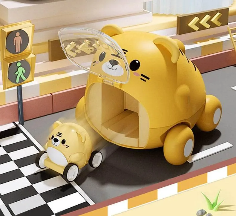 Interactive Toy Car - Fun Cartoon Vehicle for Kids