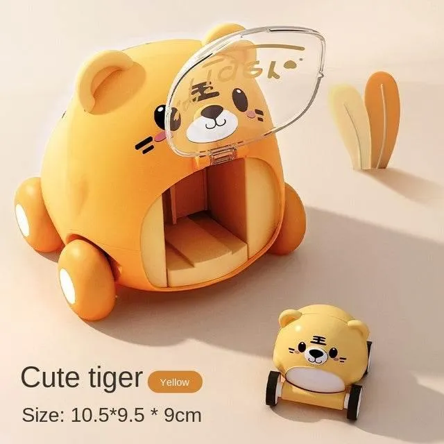 Interactive Toy Car - Fun Cartoon Vehicle for Kids
