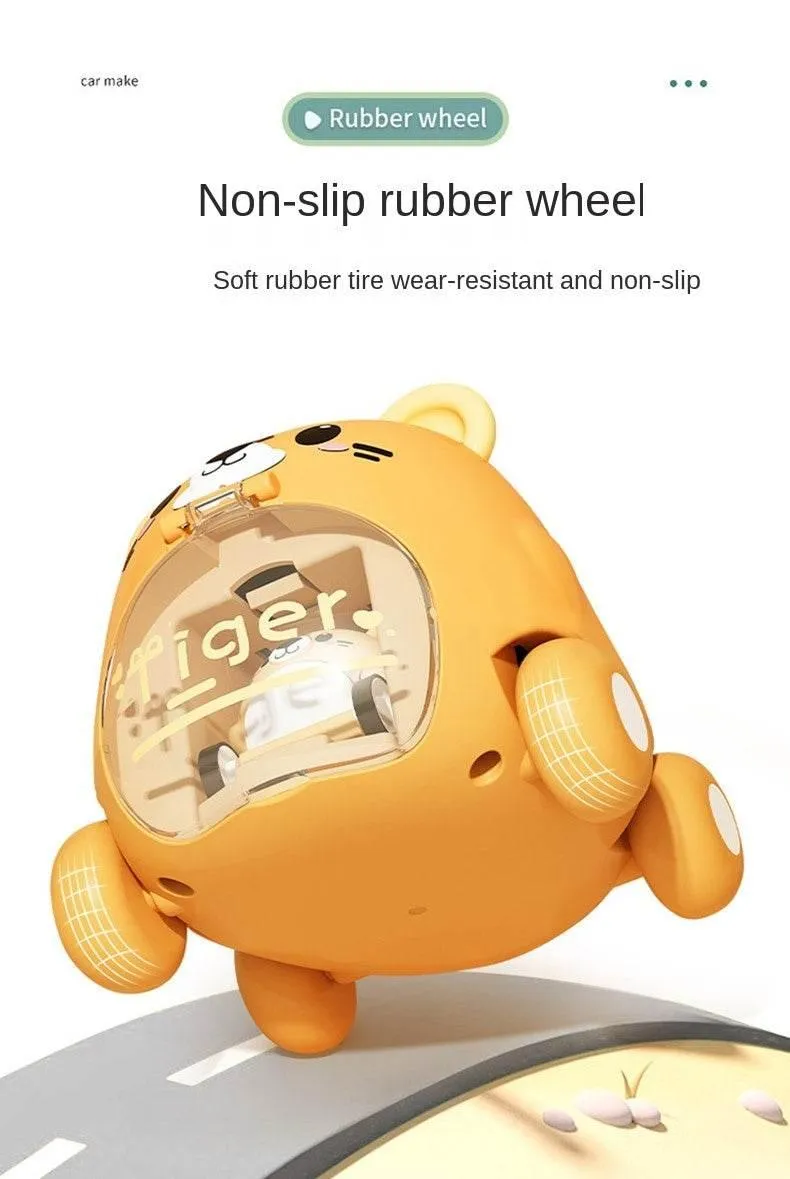 Interactive Toy Car - Fun Cartoon Vehicle for Kids