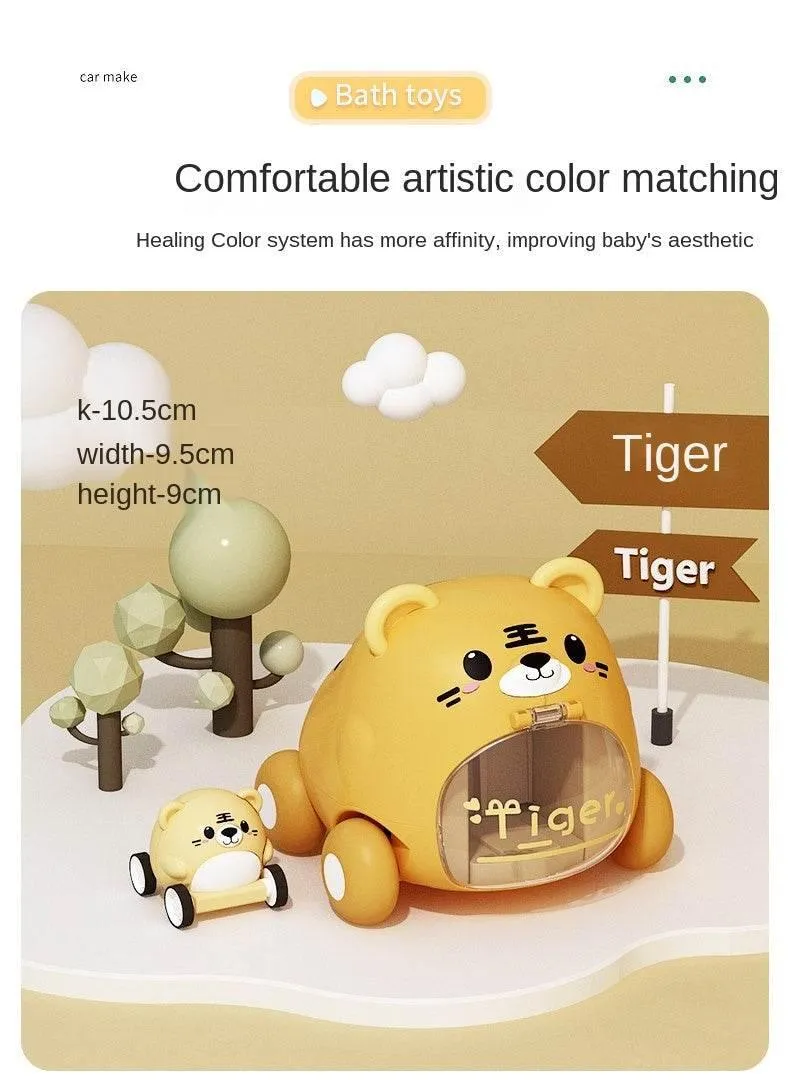 Interactive Toy Car - Fun Cartoon Vehicle for Kids
