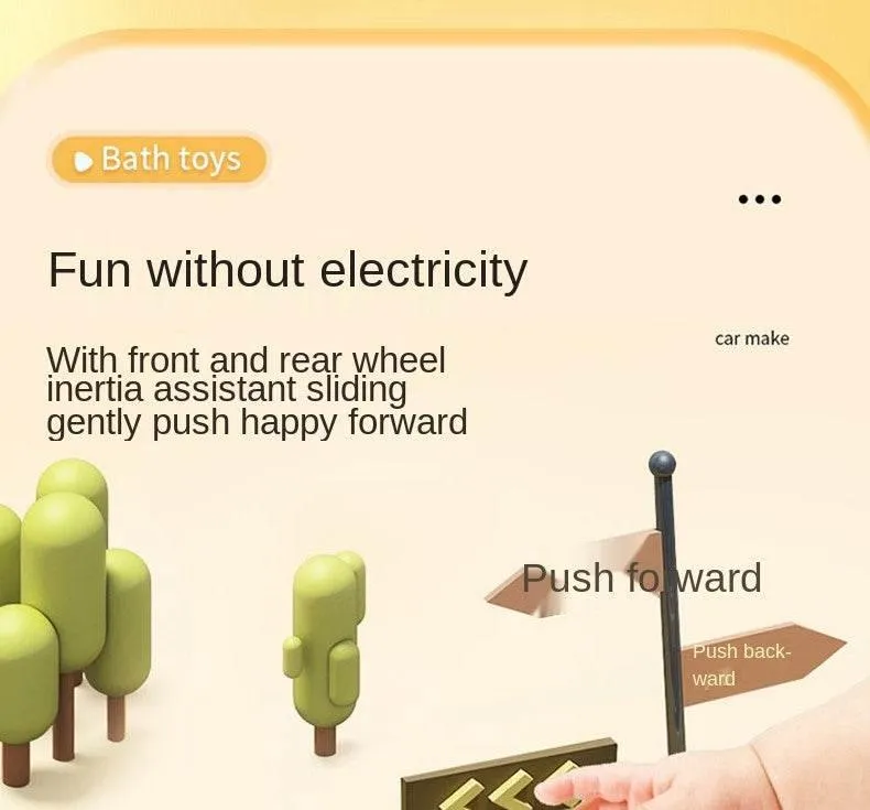 Interactive Toy Car - Fun Cartoon Vehicle for Kids