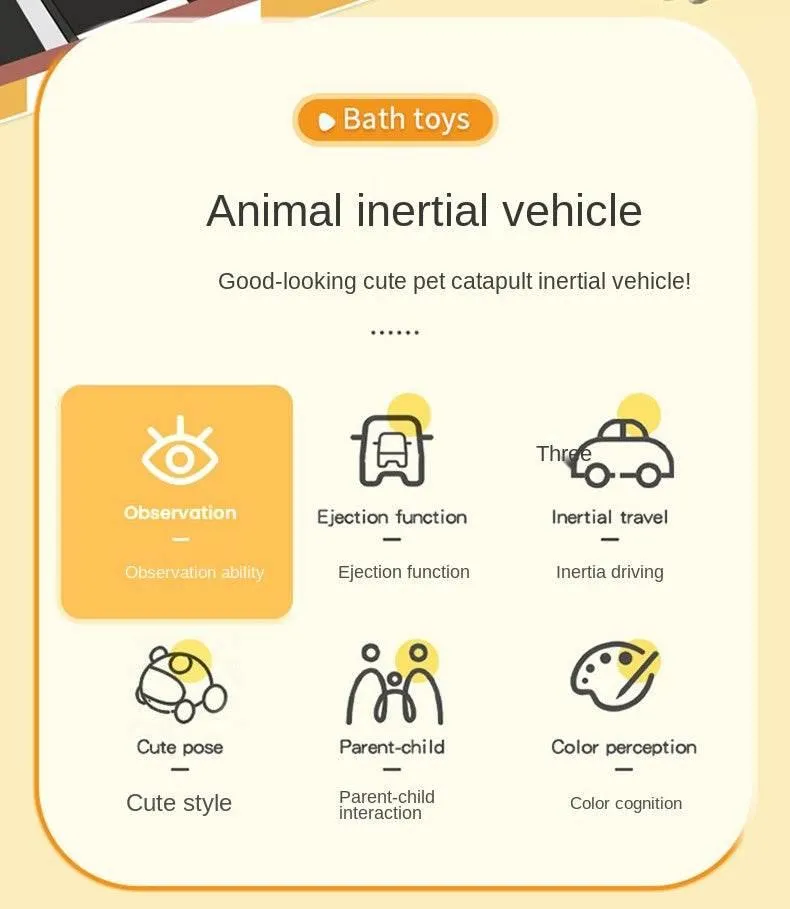 Interactive Toy Car - Fun Cartoon Vehicle for Kids