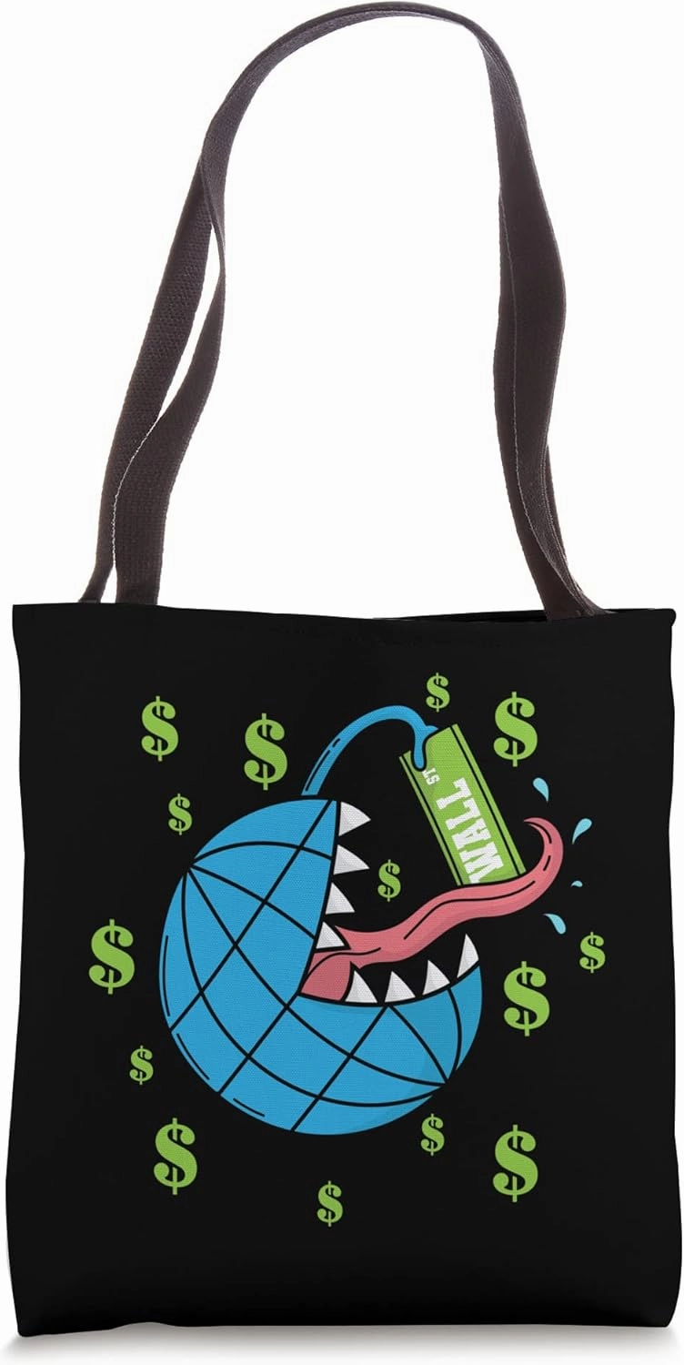 Internet vs. Wallstreet Shortseller vs. Hedgefond Manager Tote Bag
