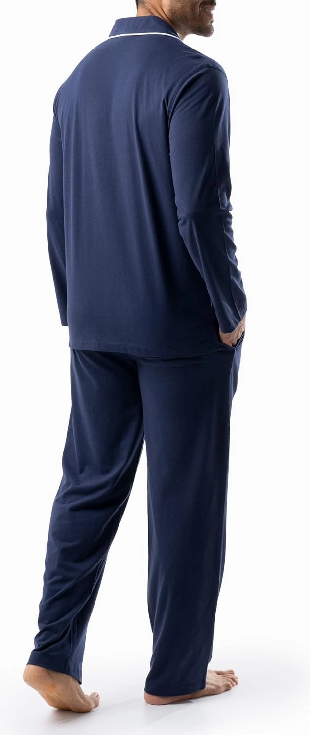 IZOD Men's Sueded Jersey Knit Pajama Set