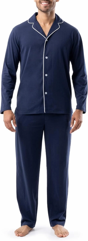 IZOD Men's Sueded Jersey Knit Pajama Set