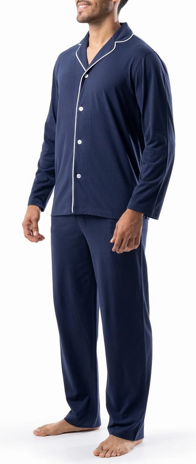 IZOD Men's Sueded Jersey Knit Pajama Set