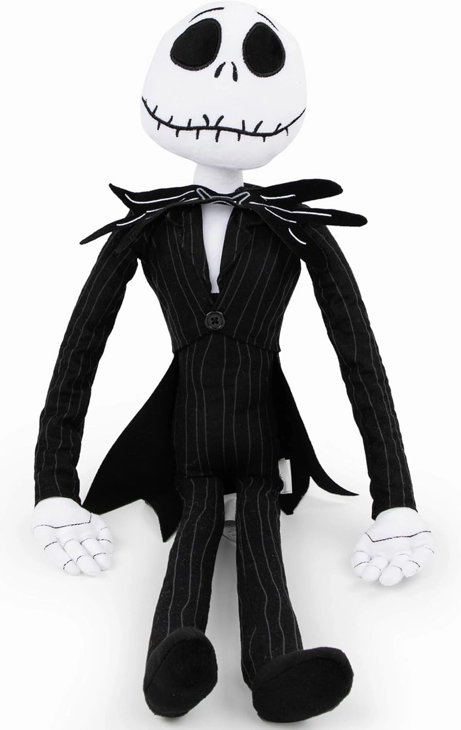 Jay Franco Disney Nightmare Before Christmas Plush Stuffed Jack Skellington Pillow Buddy - Kids Super Soft Polyester Microfiber - 27 inch (Official Disney Product)