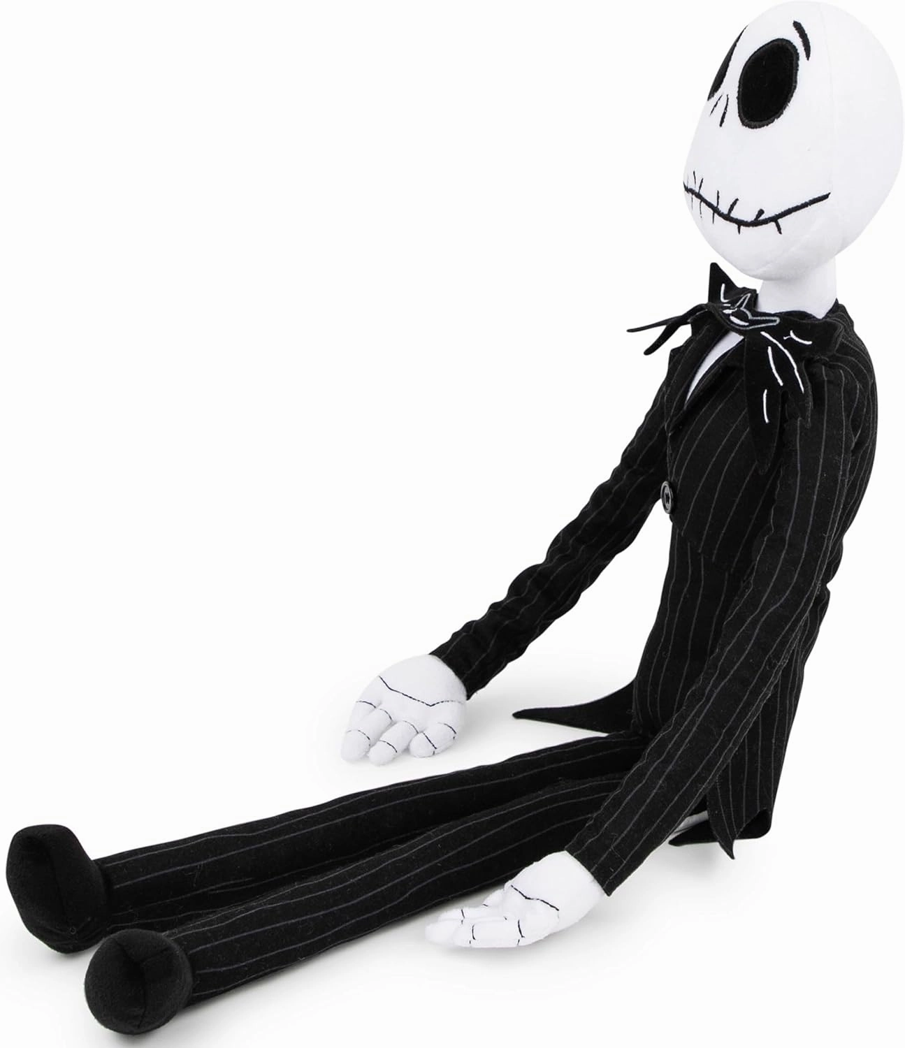 Jay Franco Disney Nightmare Before Christmas Plush Stuffed Jack Skellington Pillow Buddy - Kids Super Soft Polyester Microfiber - 27 inch (Official Disney Product)