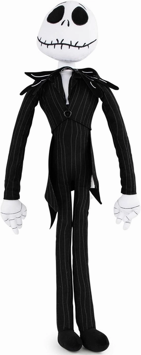 Jay Franco Disney Nightmare Before Christmas Plush Stuffed Jack Skellington Pillow Buddy - Kids Super Soft Polyester Microfiber - 27 inch (Official Disney Product)