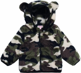 JESKIDS Toddler Girls Boys Fleece Hoody Jacket Zip Up Teddy Coat Warm Winter Outwear