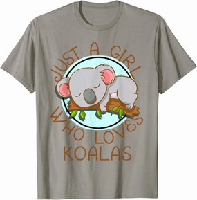 Just A Girl Who Loves Koala Bear Gift T-Shirt