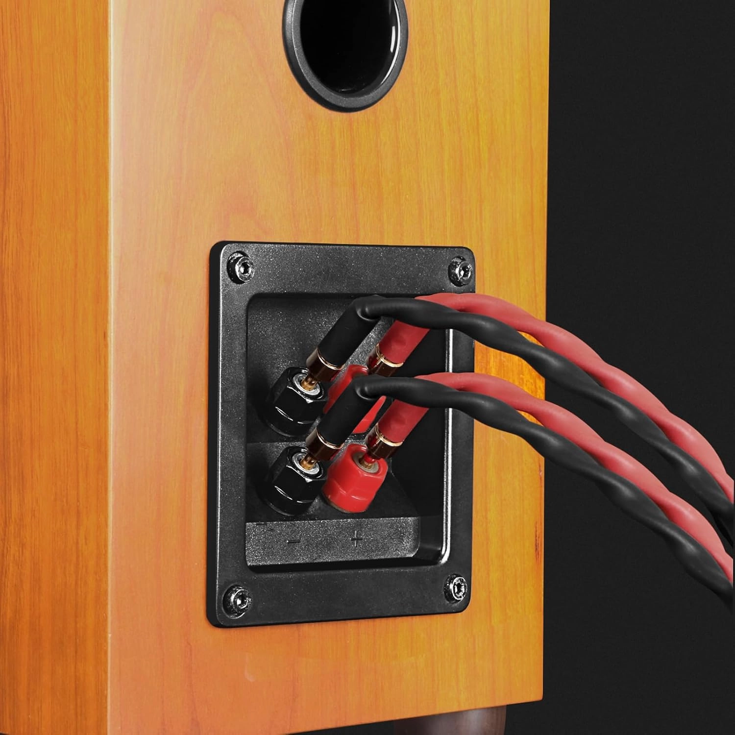 k4B-2B Bi-Wire Speaker Cable (2 Banana Plugs - 4 Banana Plugs), 1pair Set (Total 12banana Plugs), k4B-2B (1.5M(4.92ft))