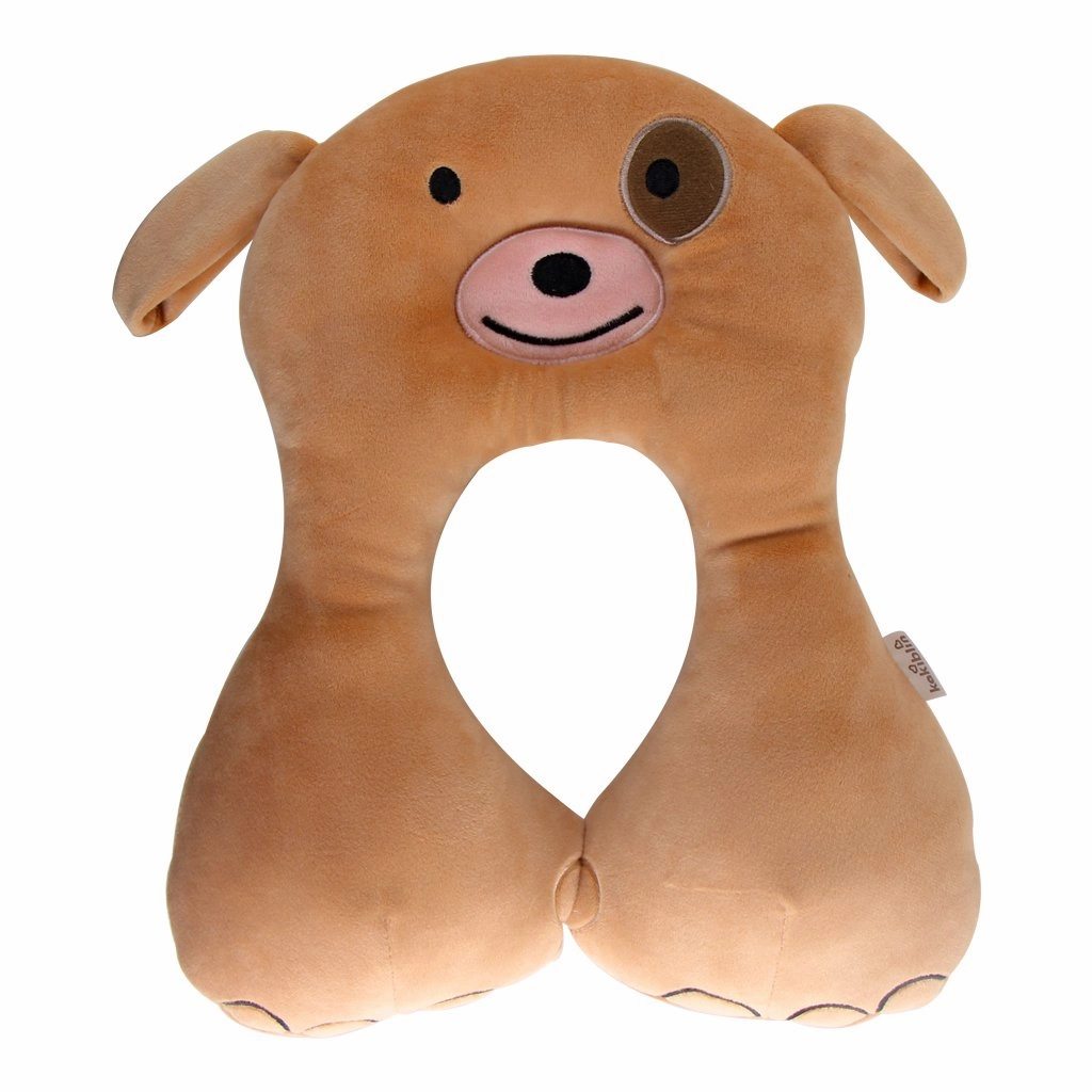 KAKIBLIN Baby Neck Pillow, Upgraded Baby Support Pillow,Baby Neck Support Pillow for Carseat, Newborn Neck Support for Car Seat,Pushchair,Travel(Brown)