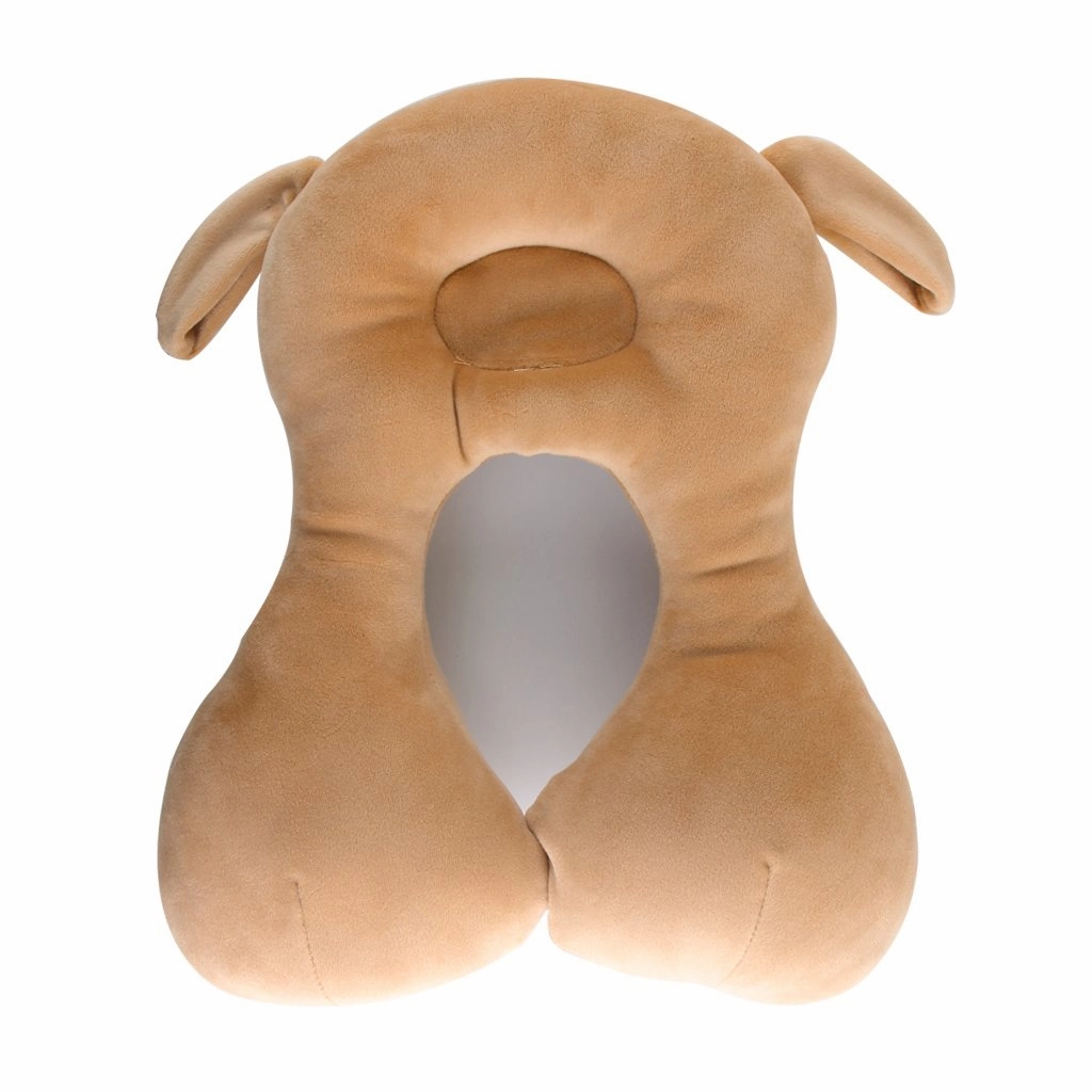 KAKIBLIN Baby Neck Pillow, Upgraded Baby Support Pillow,Baby Neck Support Pillow for Carseat, Newborn Neck Support for Car Seat,Pushchair,Travel(Brown)