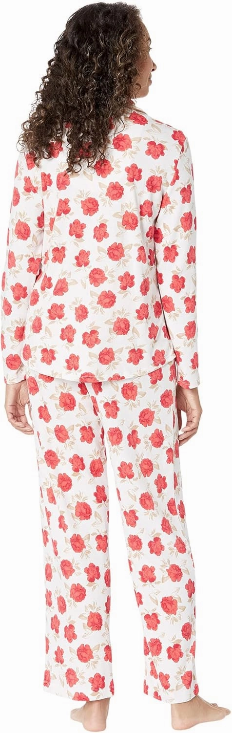 Karen Neuburger Women's Print Notch Collar Pj Set