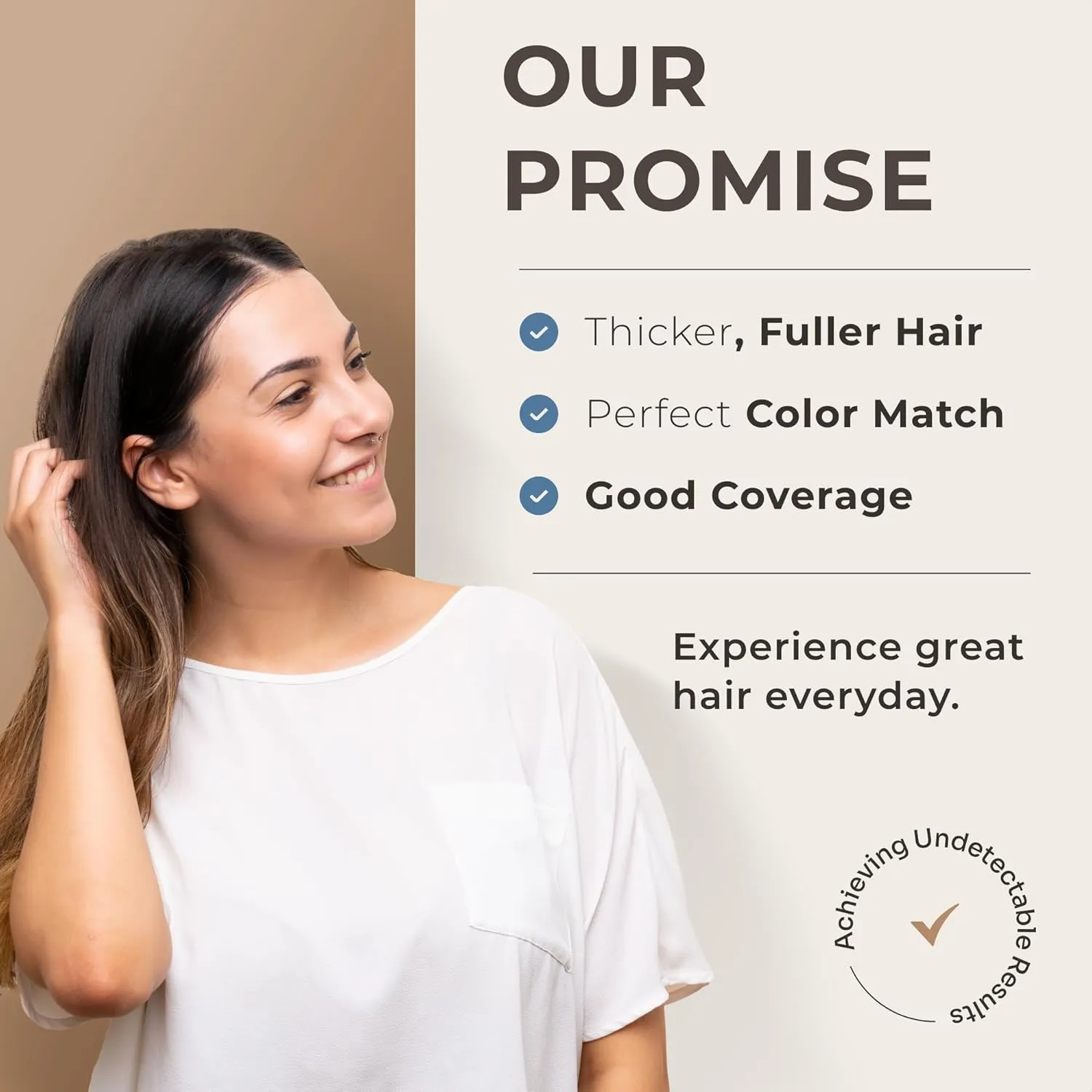 Keratin Hair Fibers for Men & Women - Fill In Fine or Thinning Hair, Instantly Thicker, Fuller Looking Hair (Black, 15g)