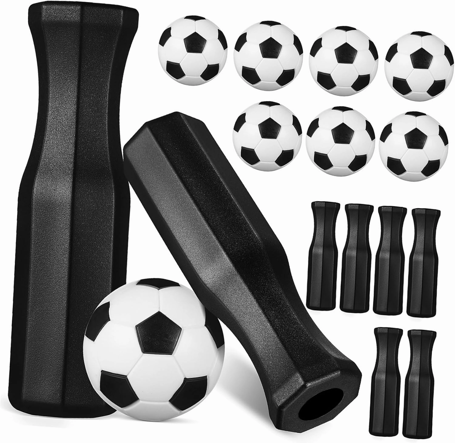 KESYOO 1 Set Table Foosball Grip Accessories Foosball Table Handles Small Table Football Handle Foam Table Soccer Foosball Table Handle Grips Football Table Handle Replacement Resin