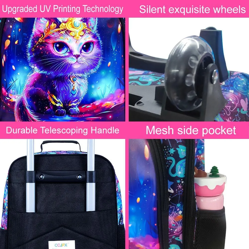 Kids Luggage for Boys and Girls, Cute Dinosaur Unicorn Rolling Wheels Suitcase for Toddler Children