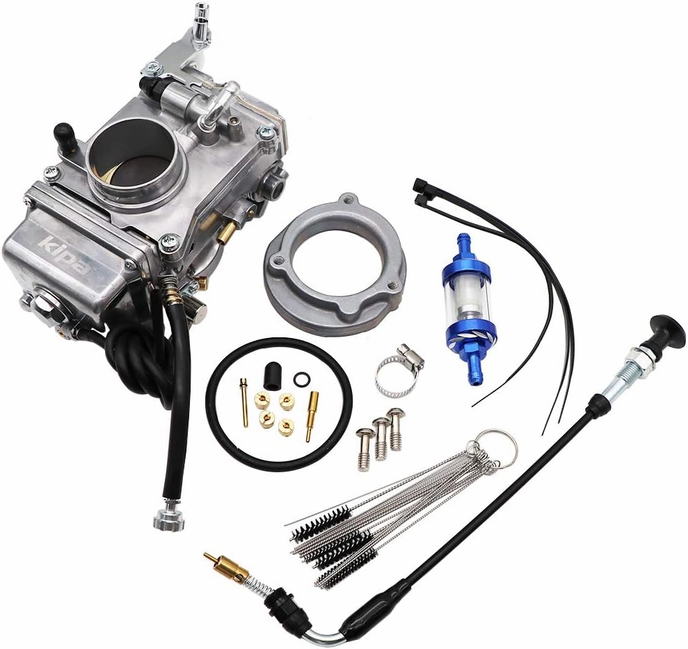 KIPA Carburetor For Mikuni HSR42 HSR 42mm Fit Evo Evolution Twin Cam Glide Dyna Super Wide Lower Rider Disc Glide Fatboy Heritage Softail Night Train Road King