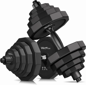 KISS GOLD Weights Dumbbells Set, Adjustable Dumbbell Sets 22Lbs 44Lbs 66Lbs 88Lbs with Solid Steel, Barbell Free Weight Set with Connector Workout Home Gym Equipment for Men Women Strength Training Shaping