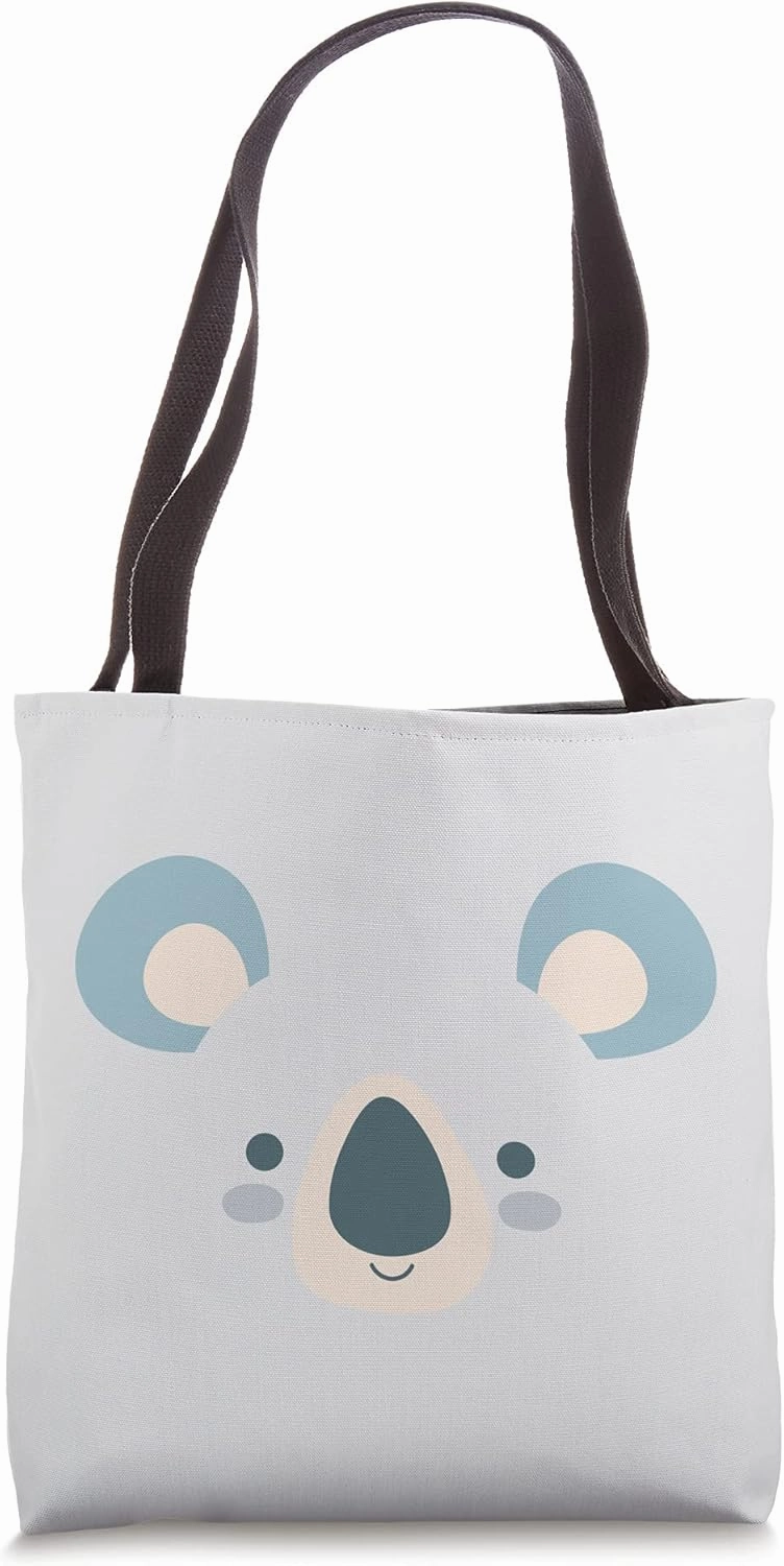 Koala Bear Animal Face Disguise Costume Carnival Halloween Tote Bag
