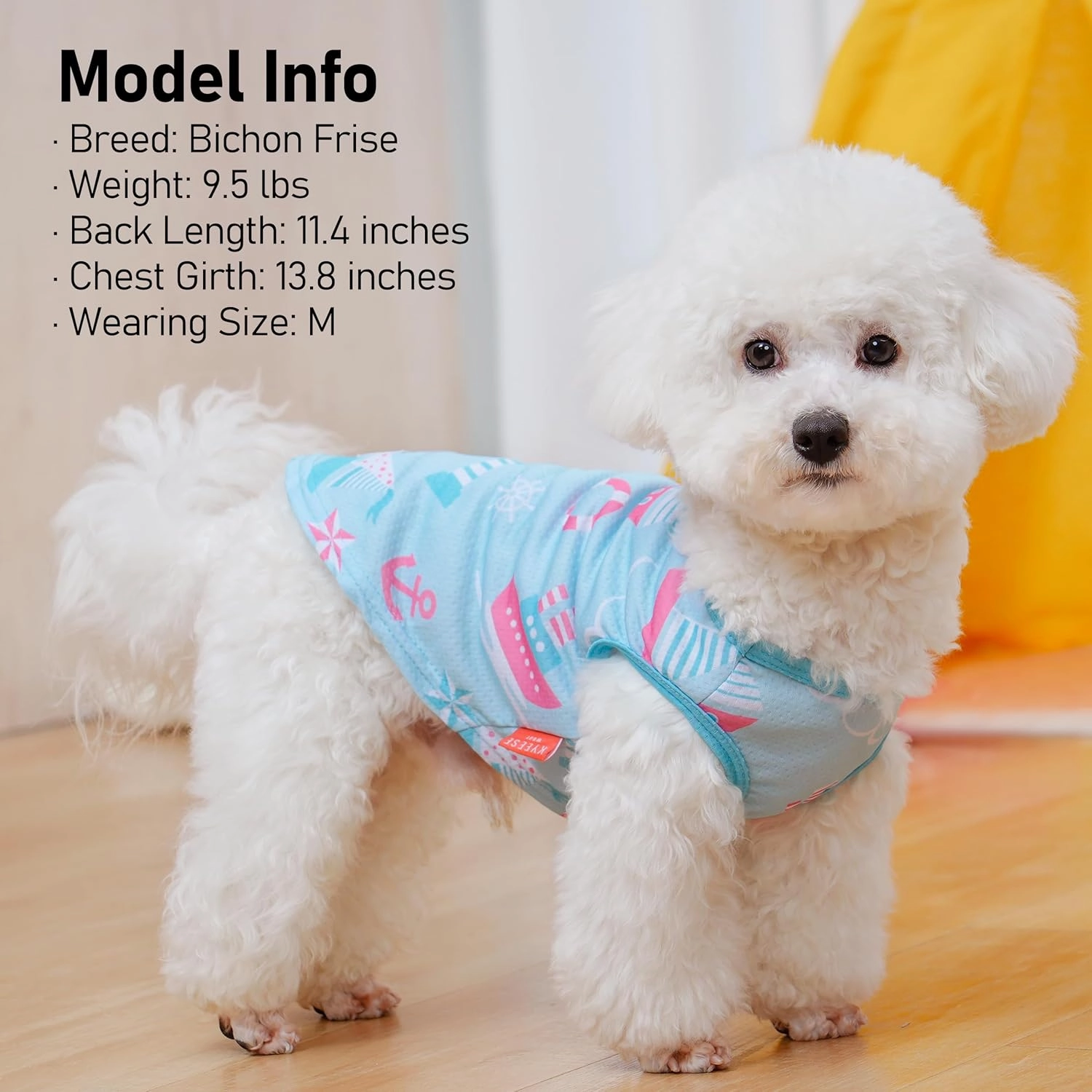 KYEESE 2 Pack Dog Cooling Shirts Quick Dry Instant Cooling Pet Vest for Small Dogs Breathable Sleeveless Vest Lightweight Soft Quick Dry Puppy Shirt Great for Outdoor Activities,M