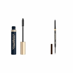L'Oreal Paris Voluminous Mascara, 0.26 Fl Oz and Brow Stylist Definer Pencil, 0.003 Ounce