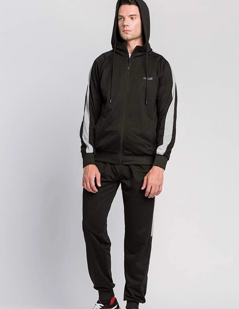 Lavnis Men's Casual Tracksuit Long Sleeve Running Jogging Athletic Sports Set