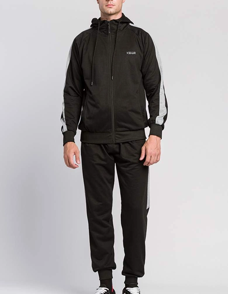 Lavnis Men's Casual Tracksuit Long Sleeve Running Jogging Athletic Sports Set