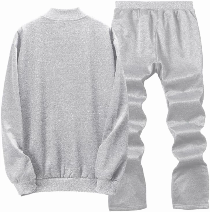 Lavnis Men's Casual Tracksuit Long Sleeve Running Jogging Athletic Sports Set