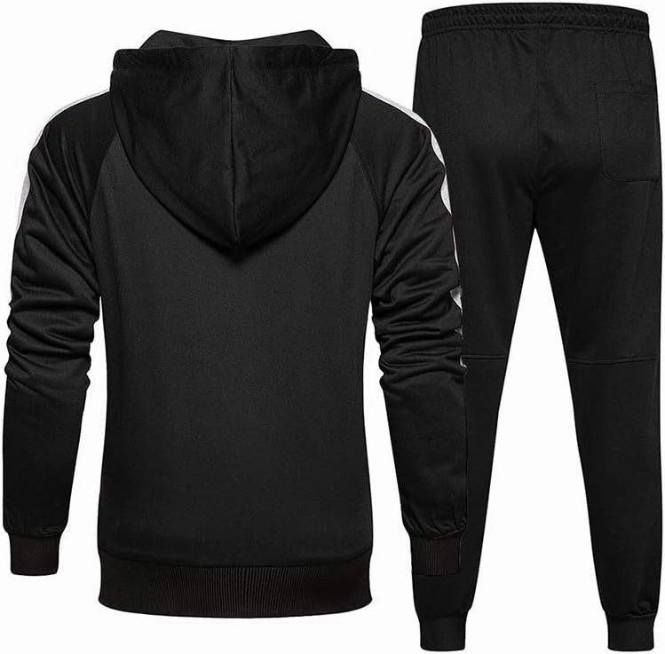 Lavnis Men's Casual Tracksuit Long Sleeve Running Jogging Athletic Sports Set