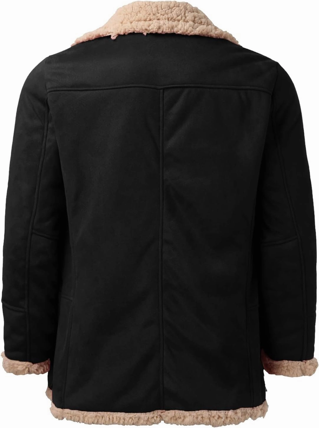 LCMTWX Men's Thick Thermal Winter Jacket Stand Collar Knitted Splice Sweater Coat Casual Cardigan Stylish Mens Puffer
