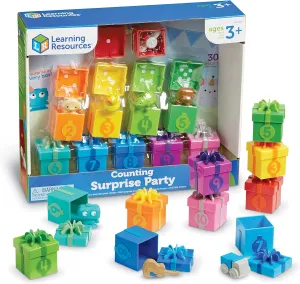 Learning Resources Counting Surprise Party, Homeschool, Fine Motor, Counting & Sorting Toy, Ages 3 