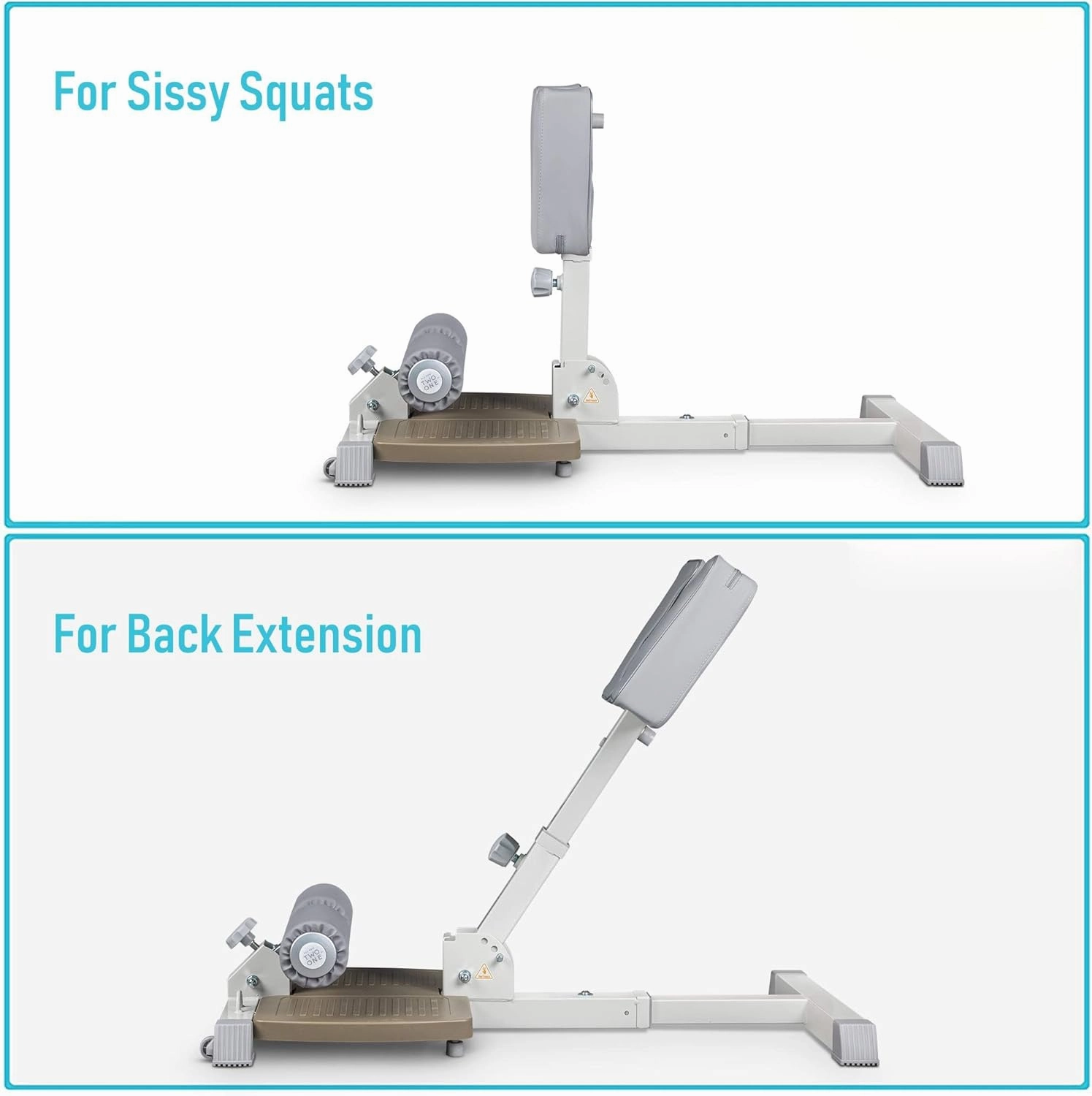 leikefitness Deluxe Multi-Function Deep Sissy Squat Bench Home Gym Workout Station Leg Exercise Machine