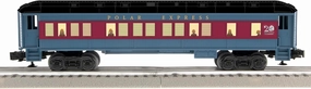 Lionel The Polar Express 20th Anniversary O Gauge Model Train Coach Car with Black Roof