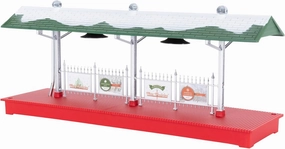 Lionel Trains - Winter Wonderland Plug-Expand-Play Station Platform, O Gauge