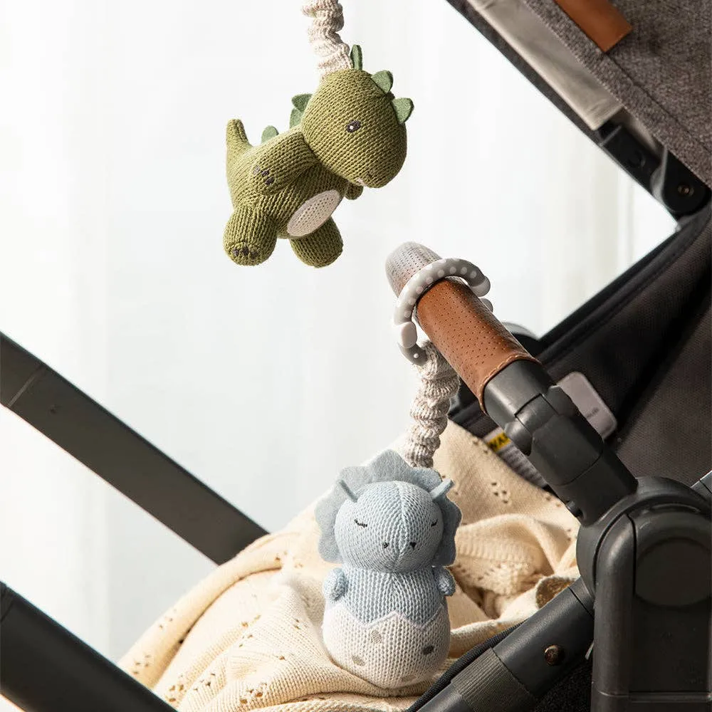 Living Textiles - 2pk Stroller Toy - Dinosaurs