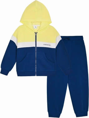 LONDON FOG Boys Fleece Sweatsuit Hoodie and Sweatpants