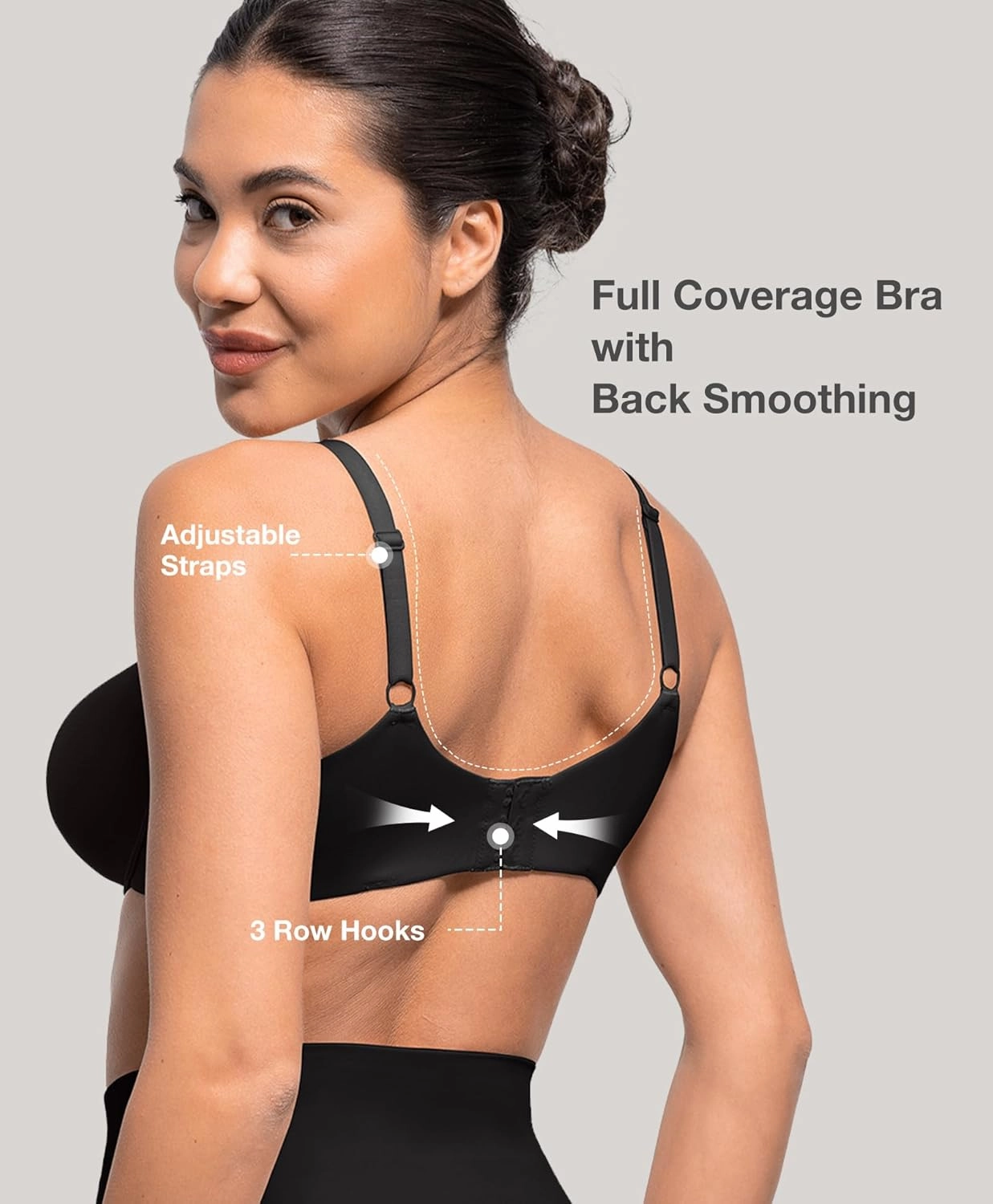 Lover-Beauty Minimizer Bras for Women Full Coverage Unlined Underwire Bras Plus Size Lifting Bra for Heavy Breast