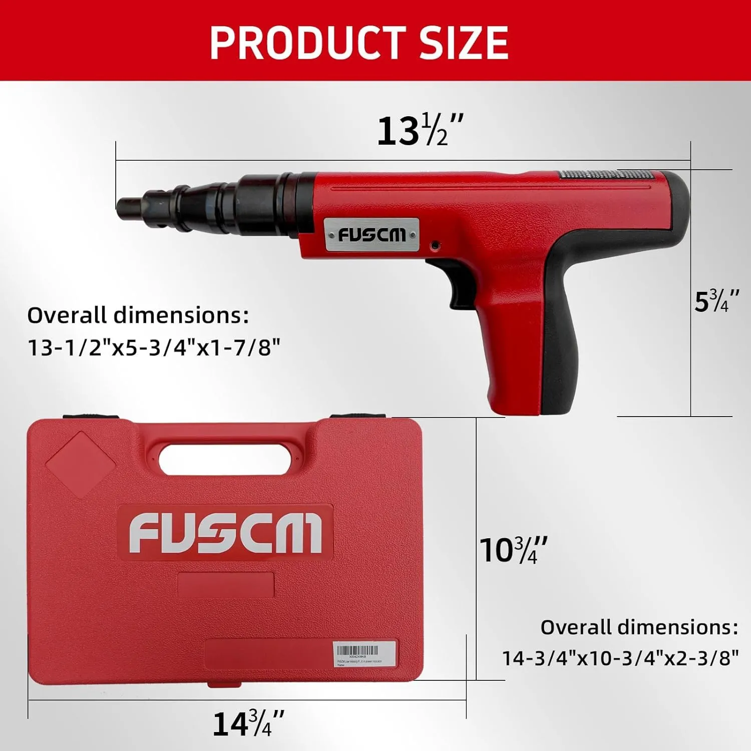 Low Velocity Powder Actuated Tool FV308, Semi-Automatic .27 cal with built in power indicator