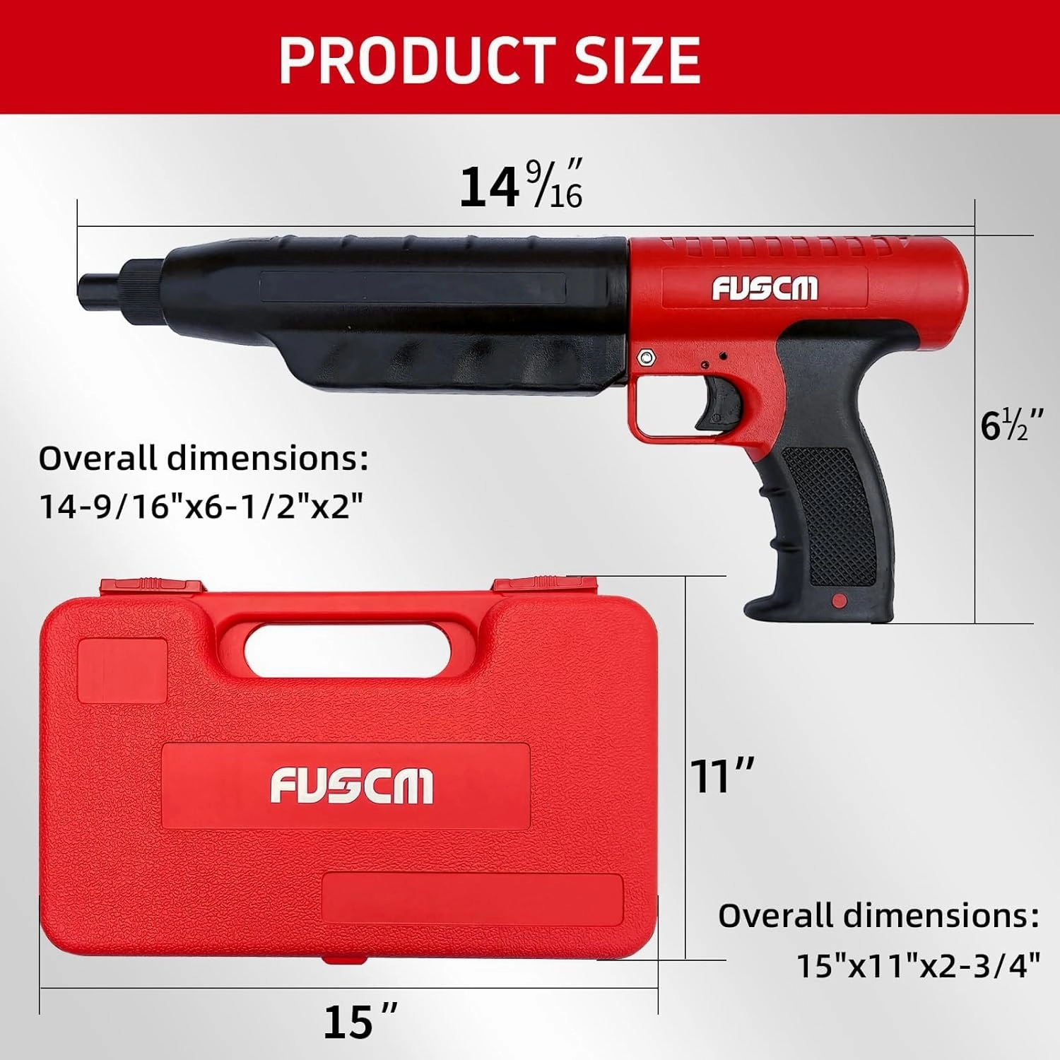 Low Velocity Powder Actuated Tool FV-396, .22 cal Single Shot with Silencer for wood/steel to steel/concrete/masory joint fastening