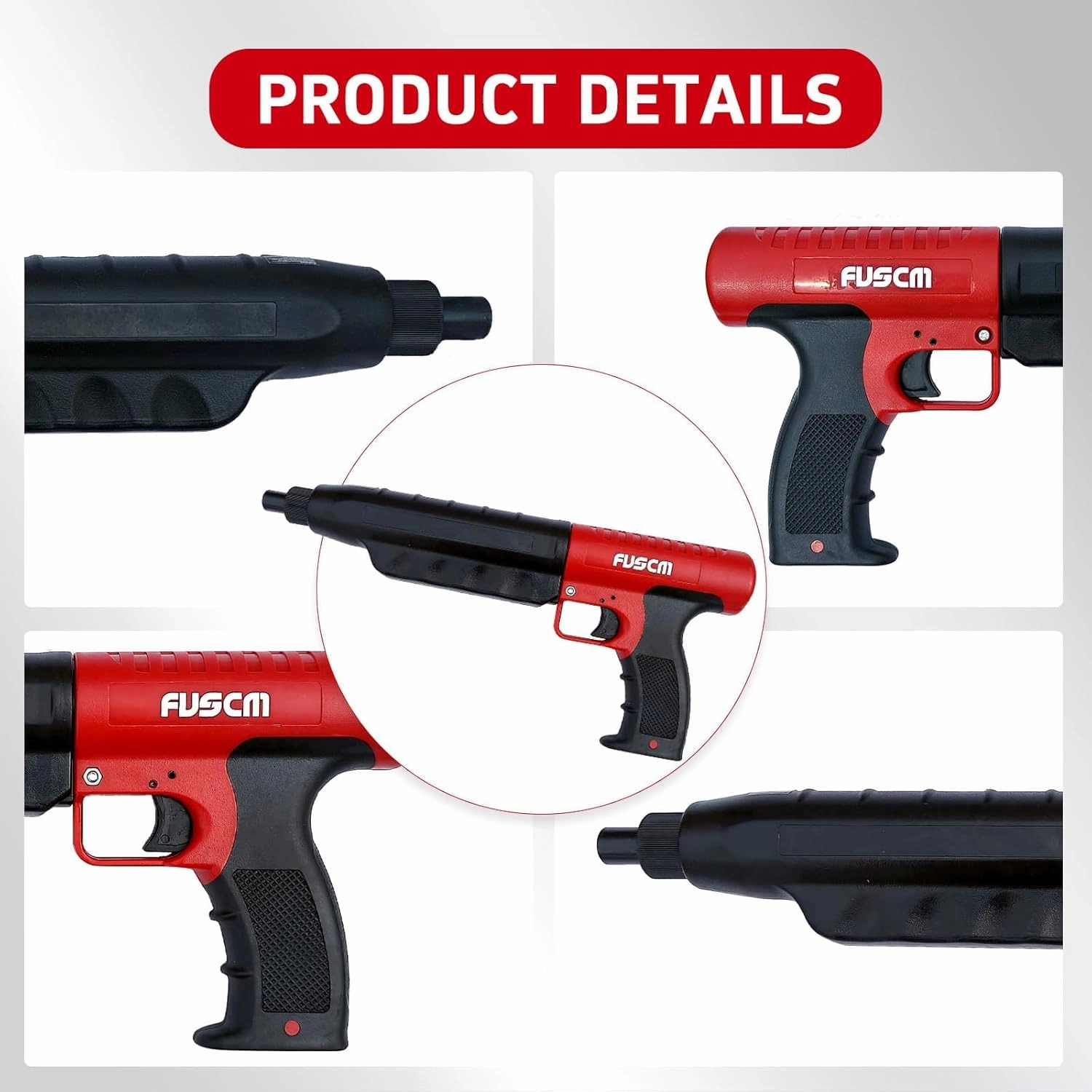 Low Velocity Powder Actuated Tool FV-396, .22 cal Single Shot with Silencer for wood/steel to steel/concrete/masory joint fastening