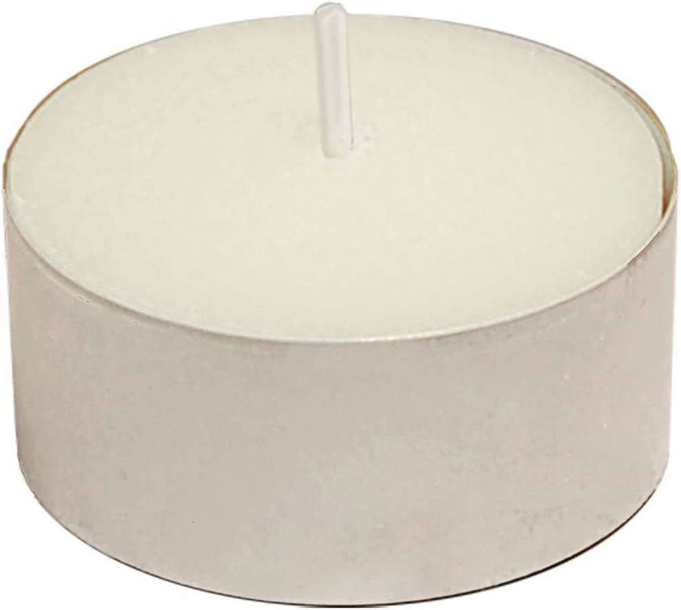 LumaBase Extended Burn Tea Light Candles - Set of 100