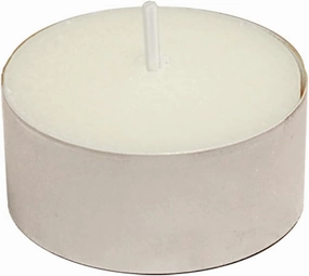 LumaBase Extended Burn Tea Light Candles - Set of 100