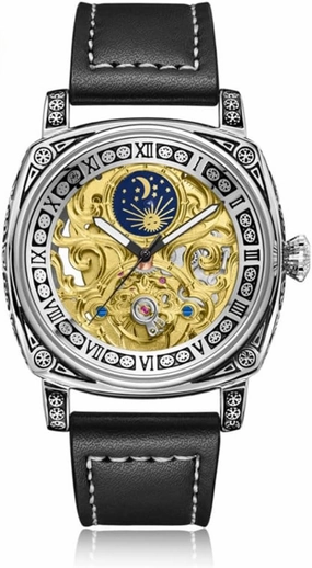 Luxury Man Automatic Watch Luminous Watch for Men Business Mechanical Watches Leather Watch Casual Man Wristwatch