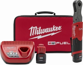 M12 FUEL 3/8" RATCHET 2BAT
