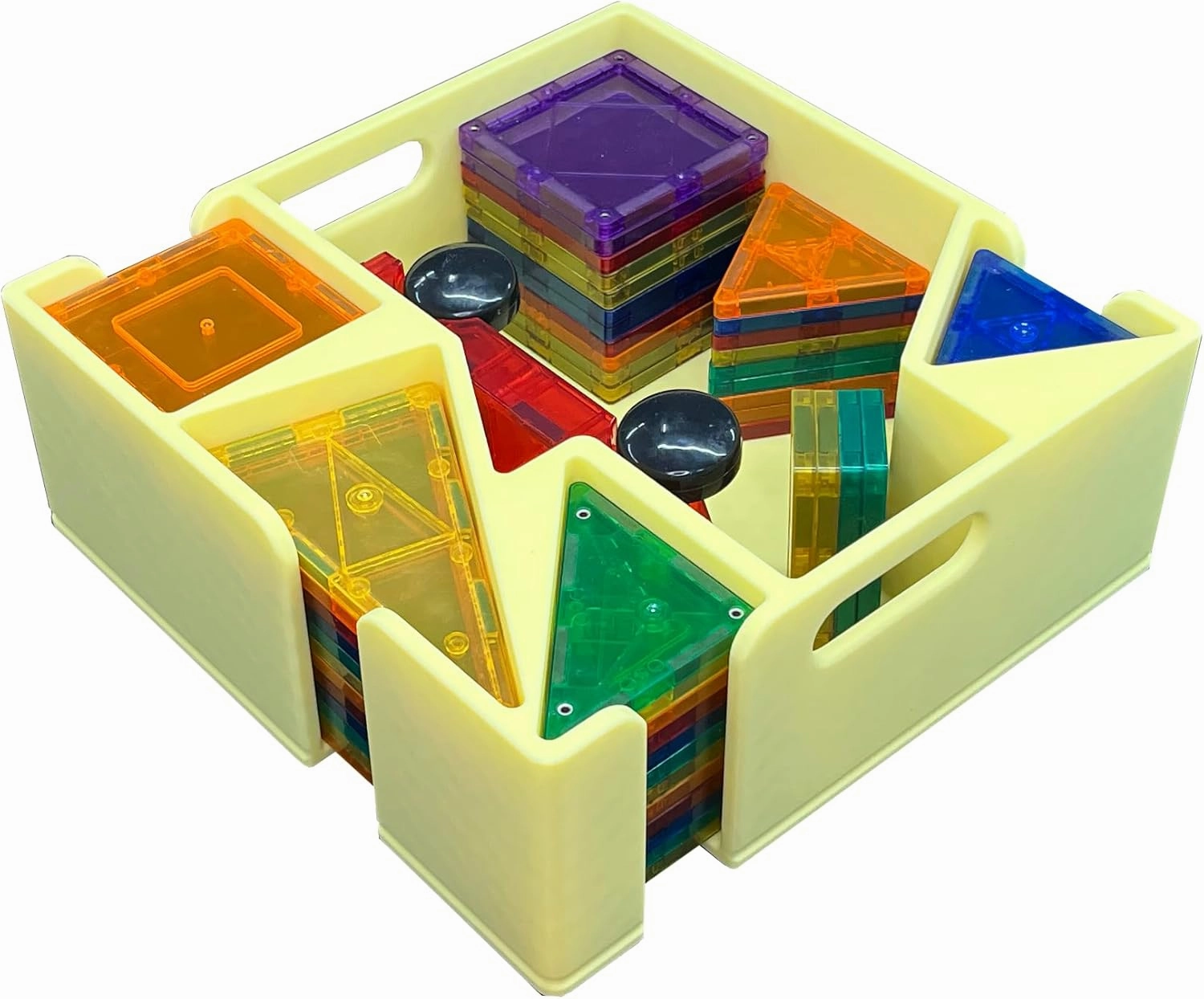 Magnetic Tile Storage System (Lemon, Standard Sorter)