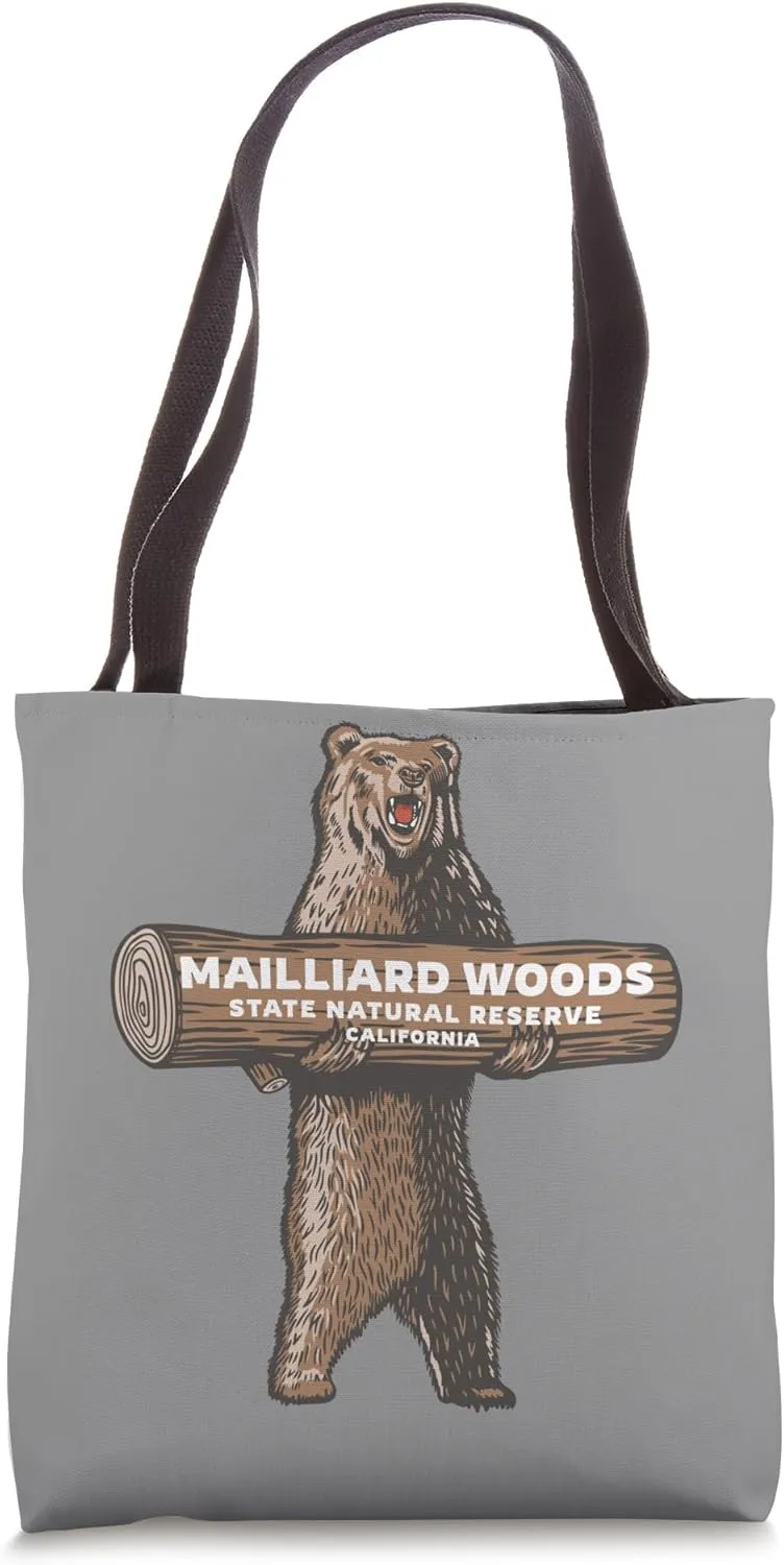 Mailliard Woods State Natural Reserve California CA Bear Tote Bag