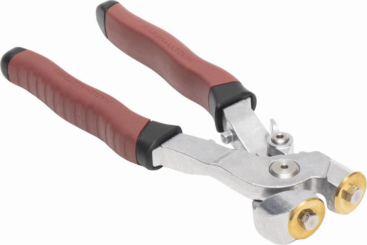 MARSHALLTOWN Wheeled Tile Nipper, Ceramic, Porcelain, Tungsten Carbide, DuraSoft Handle, Made in the USA, WN3