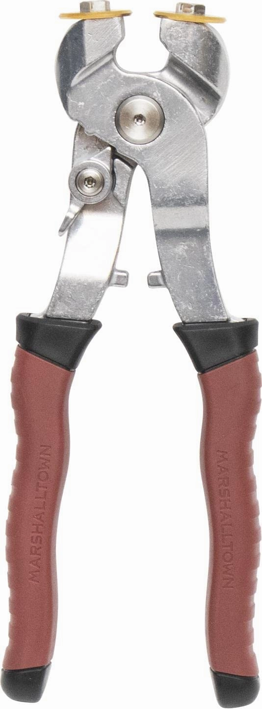 MARSHALLTOWN Wheeled Tile Nipper, Ceramic, Porcelain, Tungsten Carbide, DuraSoft Handle, Made in the USA, WN3